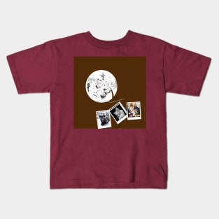 MOON PHOTO CAT Kids T-Shirt